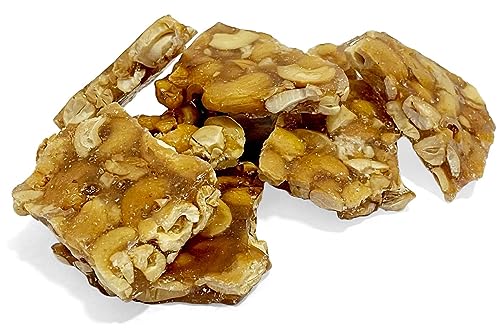 Andy Anand Sugar Free Old Fashioned Cashew Brittle Diabetic-Friendly Simply Amazing Delicious, Divine, Delectable Valentine, Christmas, Mothers Fathers Day (7 Oz) #TOP18