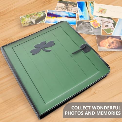 Álbum de Fotos Auto adhesivo Scrapbook DIY FLildon PU Cuero 3 Anillos 40 Páginas 11.8x11.2 pulgadas miniatura 5