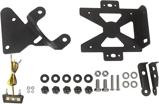 Side Mount License Plate Holder Motorcycle Eliminator Page Tidy Kit Frame,Compatible with Triumph Rocket 3 R-GT 2019-2023