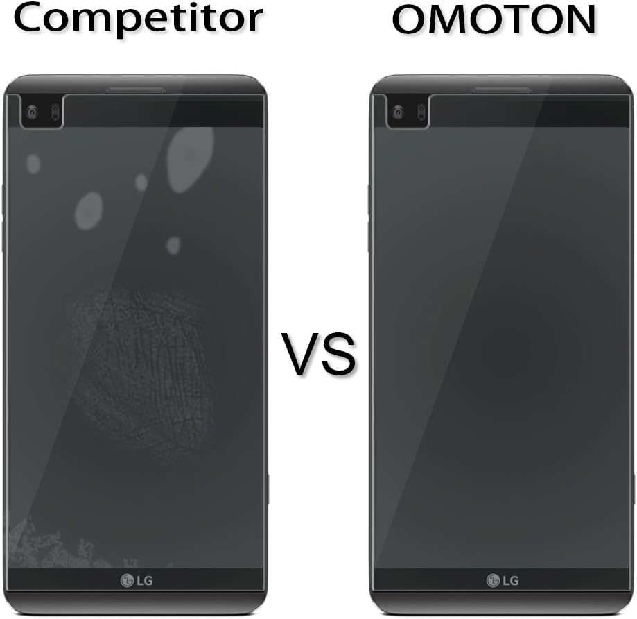 [3 Pack] OMOTON Screen Protector-[Ultra-Clarity] [Highly Responsive] [Bubble-Free Installation] PET Screen Protector