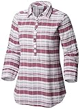 Columbia Damen Summer Ease Popover Tunic Hemd, Wine Berry STRI, S