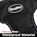 BINGPET No Pull Dog Harness Adjustable Soft Vest Reflective for Outdoor Walking, Black Large