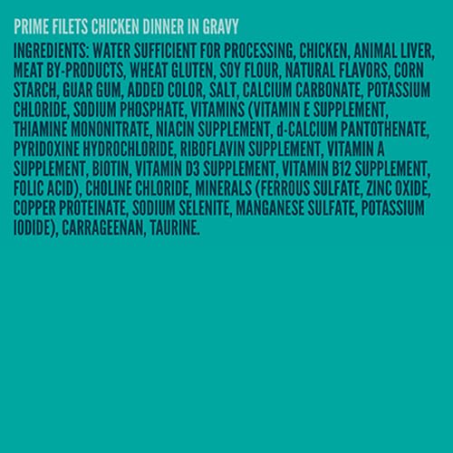 Image of A Strong Heart Canned Wet Cat Food, Prime Filets Chicken Dinner in Gravy - 5.5 oz Cans (Pack of 24), Made in The USA with Real Chicken