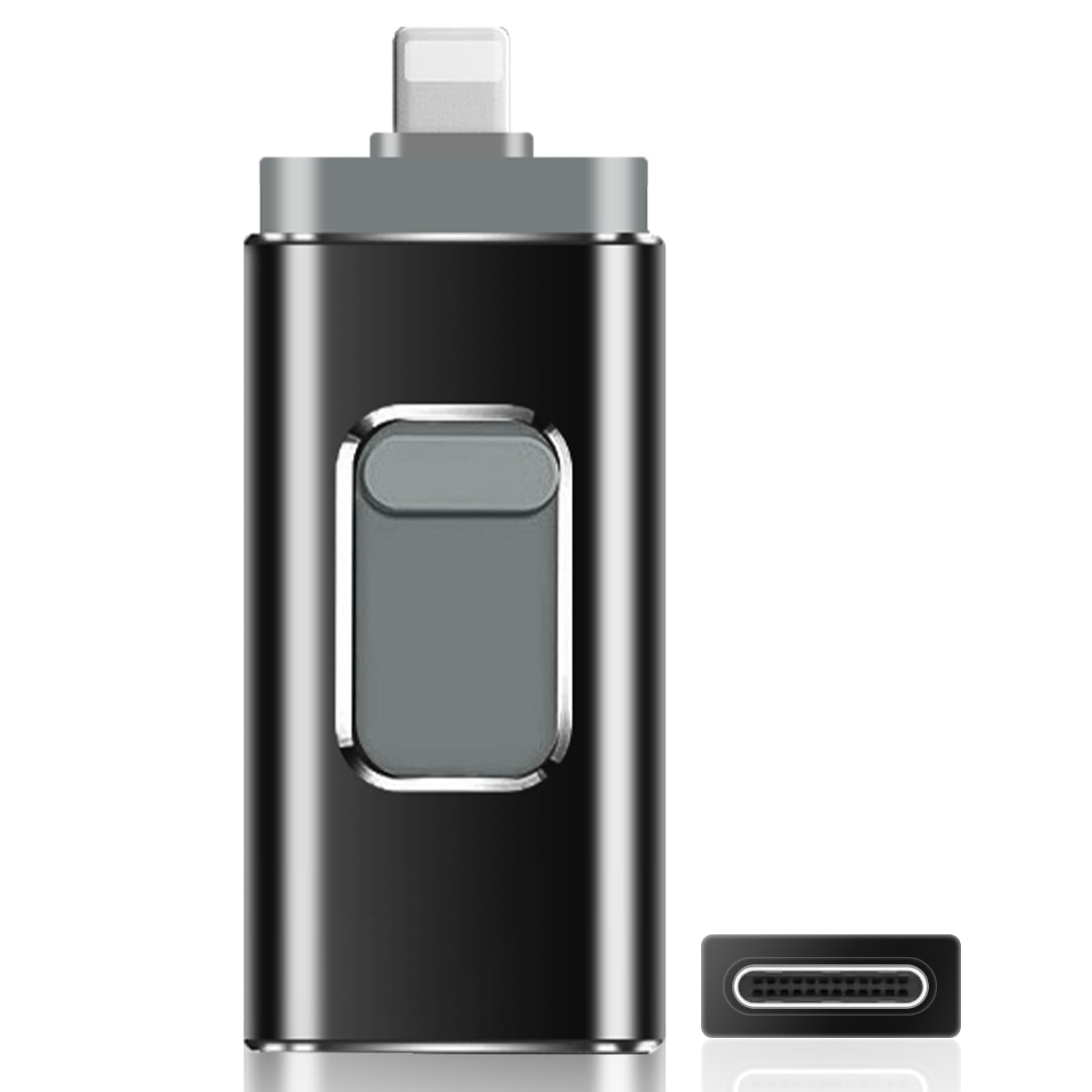 256GB Photo Stick 4-in-1 USB Stick, No APP Needed,Externer Speicher zur Fotosicherung und Speichererweiterung, Flash-Laufwerk mit Plug-and-Play Backup für Fotos & Videos, schnelle Übertragung