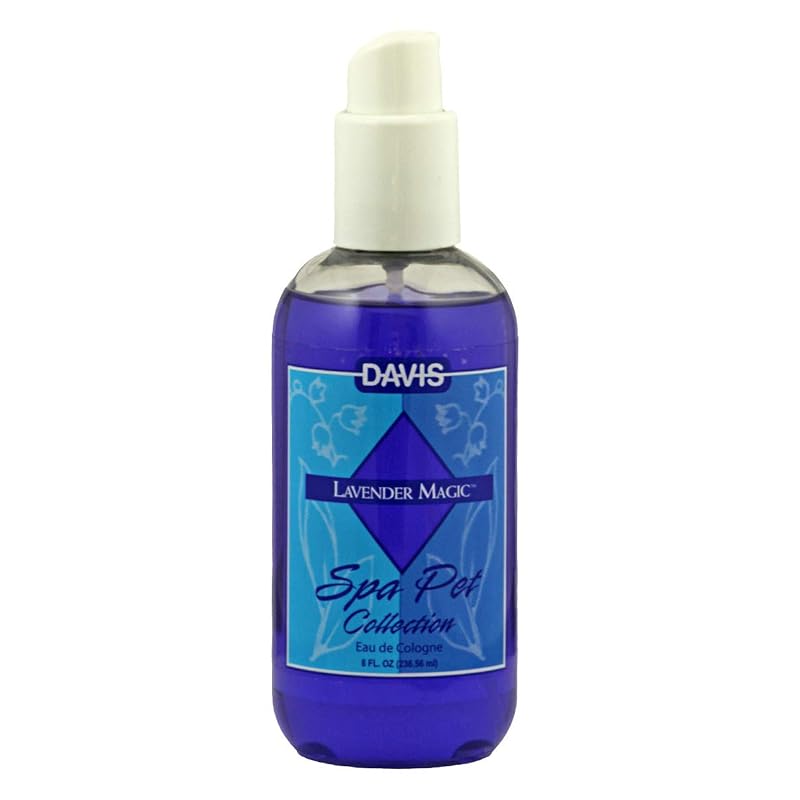Colônia para Cães Davis Lavender Magic com Spray de Lavanda, 240 mL