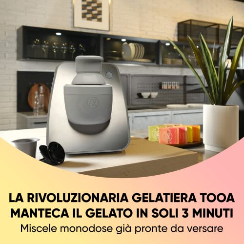 TooA Kompakte Eismaschine Selbstkühlend, Maschine für Gelato in nur 3 Minuten, Funktioniert nur mit TooA Eis… – Bild 4