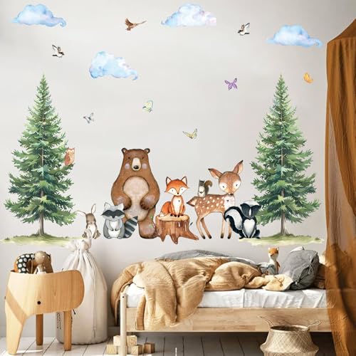 Vinilos Decorativos Uflashmi Woodland para Pared Infantil miniatura 2