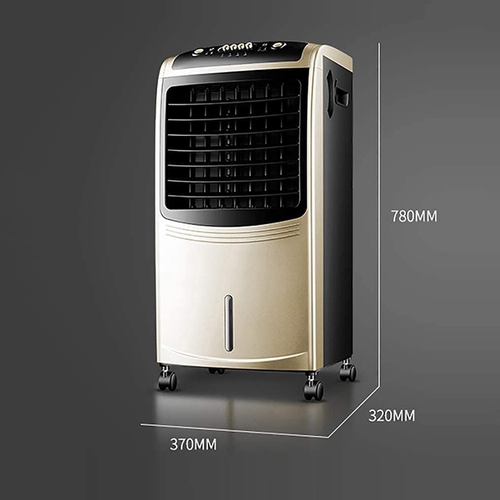 Evaporative Coolers Portable Air Conditioner Fan Evaporative Cooler 3 Fan Speed Conditioner Super Quiet Humidifier Misting Fan for Home Office Bedroom