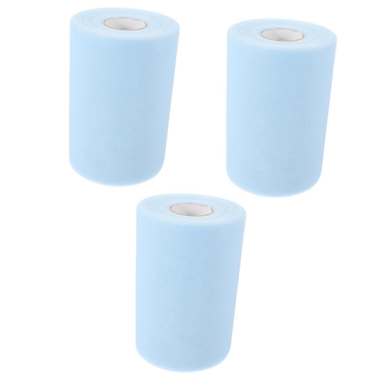 NUOBESTY 3rouleaux Tulle De Mariage Ruban Décoratif Accessoire Pour Décoration De Fête Et Mariage Pailleté Pour Bows Et