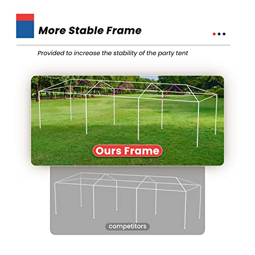 10X30 Outdoor Canopy Patio Tent Party Tent Camping Gazebo Events Tent With 5 Removable Walls For Party Wedding Bbq Cater #TOP4