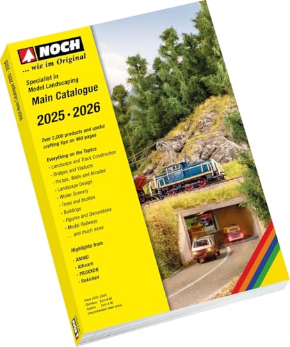 NOCH® Katalog 2025/2026 Englisch, mit Modellbahn Inspiration, für alle...