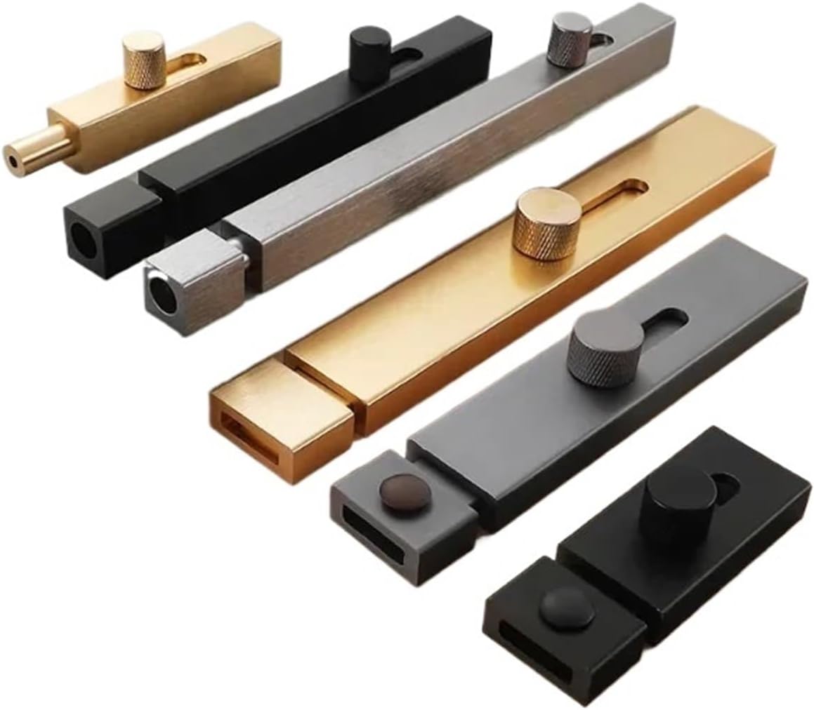 Thickened Aluminum Alloy Left and Right Bolt Door Buckle Lock 1Pcs(3)