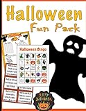  Halloween Fun Pack: Halloween Book for Kids ( I Spy Halloween, Would You Rather and More)