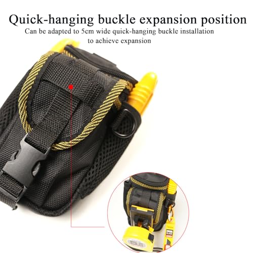 Pochette à outils d'électricien compacte pour éviter la perte de matériel sur chantier