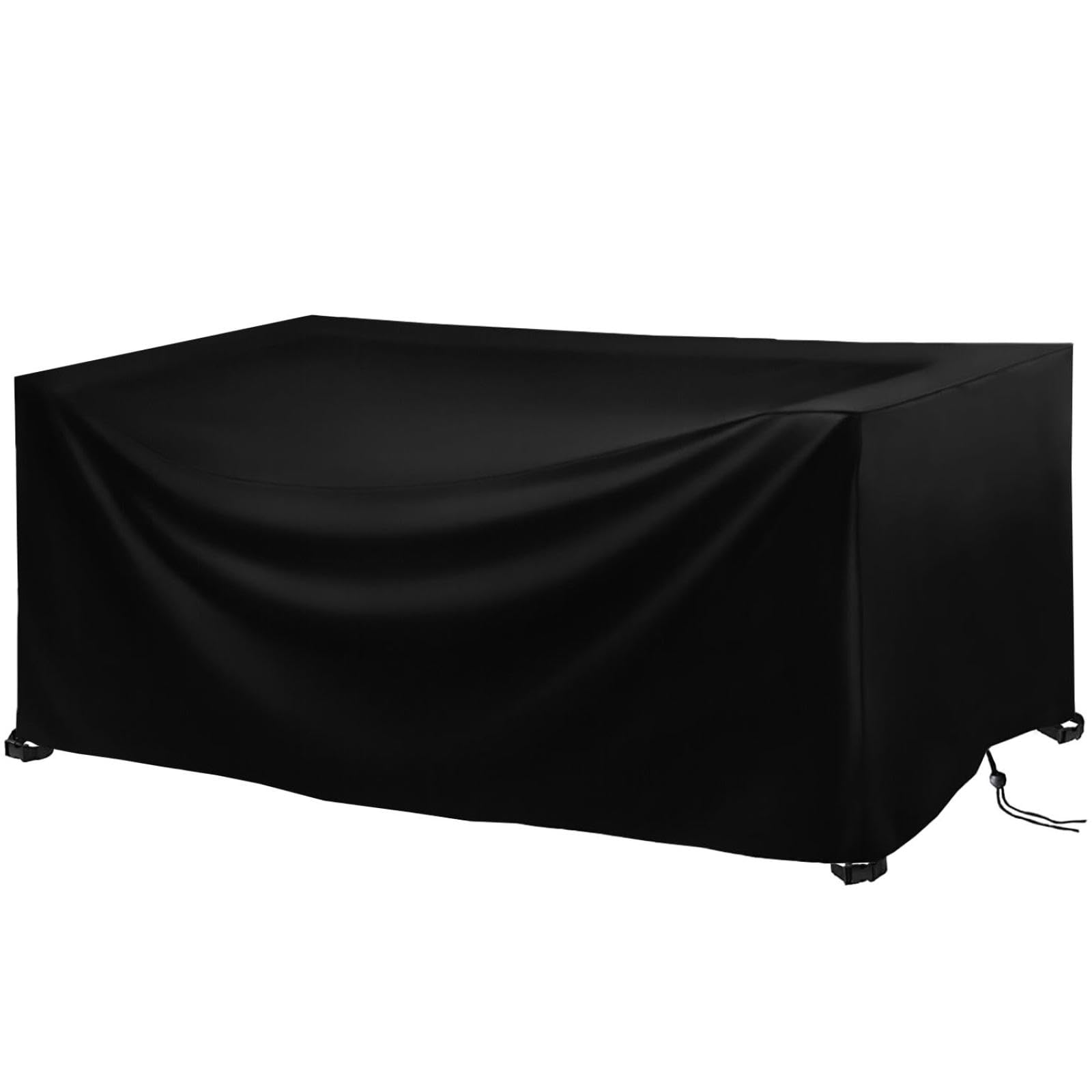 Housse Table De Jardin, 130x80x70cm Bâche Salon De Jardin Rectangulaire