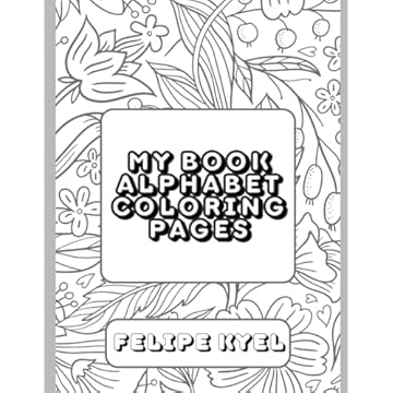 Capa do livro My Book Alphabet Coloring Pages (Portuguese Edition)