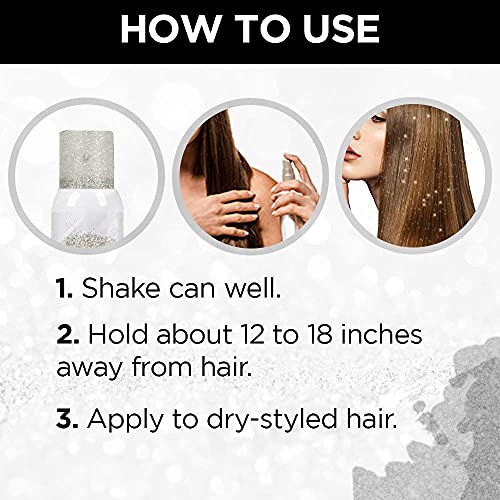 Jerome Russell 014608528729 Punky Temporary Hair And Body Glitter Color Spray thumb #5