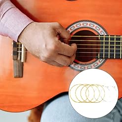 Cordes De Guitare Acoustique, Kinbom 2 ensembles de 6 cordes de guitare, 1 paquet d’or et d’argent avec 1 mélange de… - Les Beatles, Paul McCartney, John Lennon, RIngo Starr, George Harrison Cordes De Guitare Acoustique, Kinbom 2 ensembles de 6 cordes de guitare, 1 paquet d'or et d'argent avec 1 mélange de… – Image 5