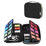 Teamoy スマートウォッチバンド 収納ケース Apple Watch用 26本用 腕時計バンド トラベル収納バッグ 黒