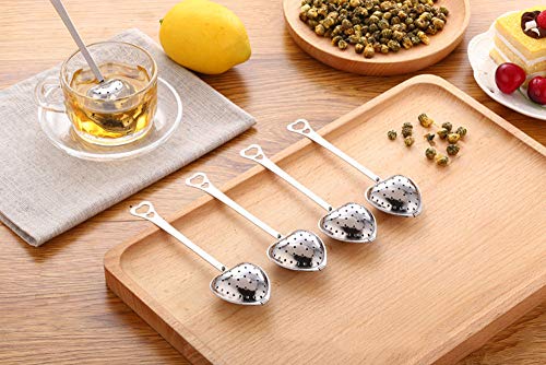 HSKOTEA 20PCS Tea Infuser, Tea Strainer with Handle, Premium Tea Infusers for Loose Tea, Tea Steeper for Tea Flavoring Herbal Spices Seasonings by HSKOTEA - Image 7