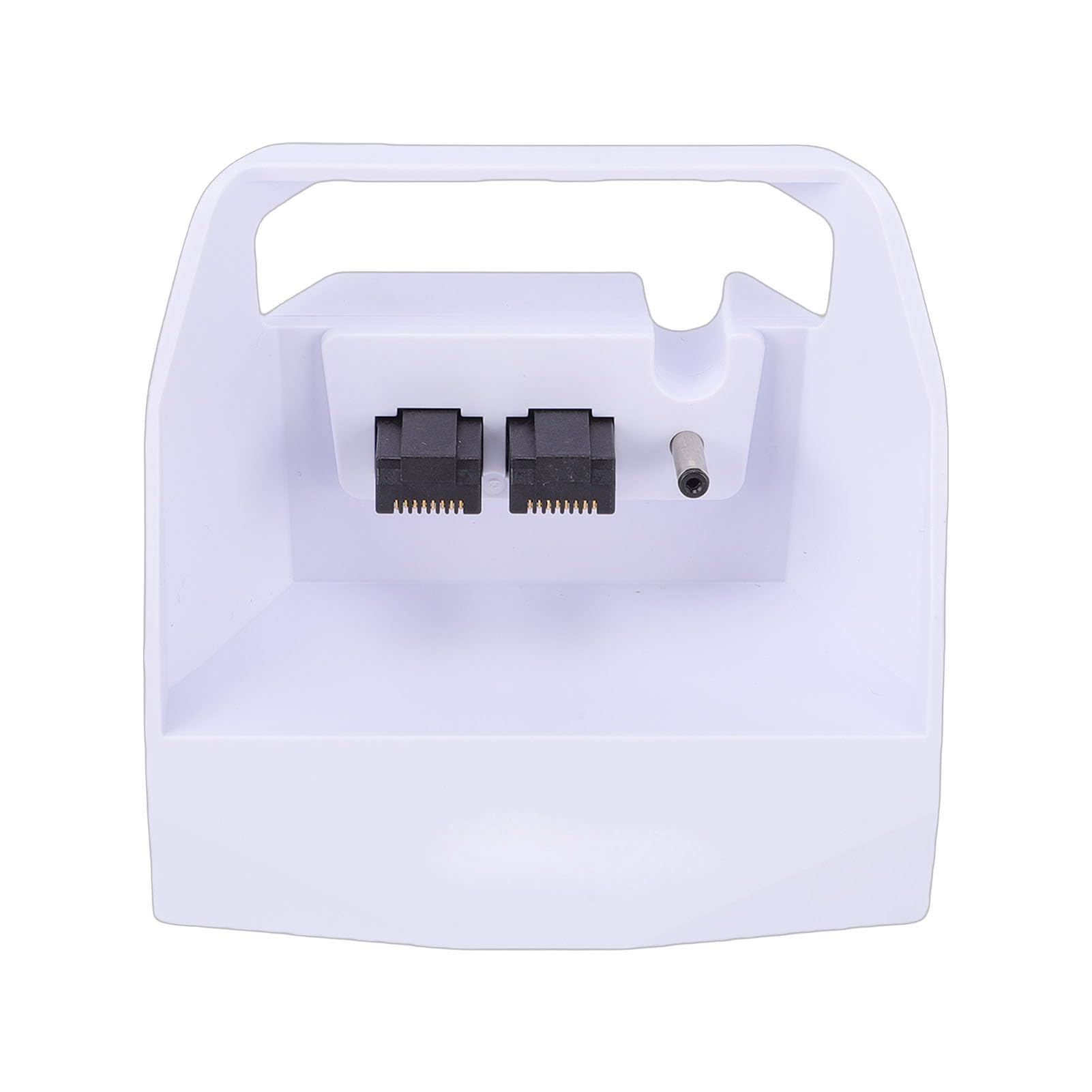 Ejoyous Gigabit-Dockingstation Passend für Mini-Router, ABS-Router-Gigabit-Dock mit 1 WAN- und 3 LAN-Ports, 10 100 1000 Mbit/s Wandmontage-Ethernet-Netzwerk-Expander-Hub für Zuhause, Wohnmobil,