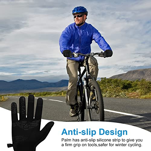 coskefy Winterhandschoenen voor dames en heren, winddicht, antislip, ademend, winterhandschoenen voor kamperen, wandelen, bergbeklimmen, fietsen, hardlopen, klimmen - Image 6