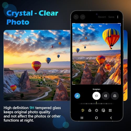 Image of Xmon Back Camera Lens Protector for Samsung Galaxy S25 (1 Pack) Premium Camera Glass Protector Guard, Anti-Scratch, Ultra-Clear, Easy Installation
