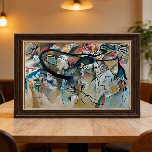 Toile Kandinsky Composition 5 tableau mural de salon