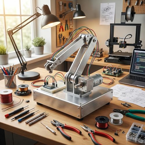 Schneckengetriebemotor mit Selbsthemmung DC12V 90RPM Zinklegierung 8x33mm Gewindewelle für DIY Roboter Drehtisch Motorgetriebe Hochleistungs