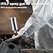 BENTOHKLE HVLP Gravity Feed Spray Gun with 4 Nozzles 1.4/1.7/2.0/2.5mm and 1000cc Aluminum Cup, Automotive Paint Gun Car Paint Spray Gun for Auto Paint, Primer, Clear/Top Coat