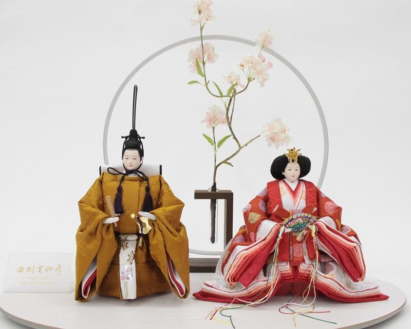 人形の田辺 / 華陽雛 親王飾り 雛人形 木目込み 親王平飾り ゆかり