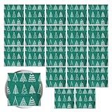 Toallas De Fiesta - Toallas Para La Cara, Toallas De Invitado De Papel De Navidad, Juego De 20 Servilletas De Papel De Seda | Toalla De Invitado De 2 Capas Compuesta De Servilletas Faciales Po