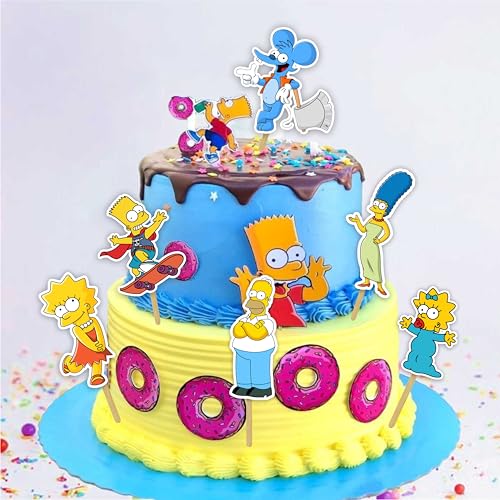 Decoración para cupcakes Bart Simpson Seyal® para repostería creativa de cumpleaños 2