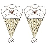 Wandhängekorb Wanddekoration Hängekörbe zum Organisieren hängender Blumentopf. Ausgezeichnete Handwerkskunst macht es hat einfache Farben und schönen Stil, und es sieht zarter aus.