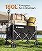 Wagons Carts Foldable, Collapsible Foldable Wagon 330lbs Capacity, Large Capacity Wagon Cart with All-Terrain Wheels,Heavy Duty Utility Wagon Cart with Brakes for Camping Shopping Sports