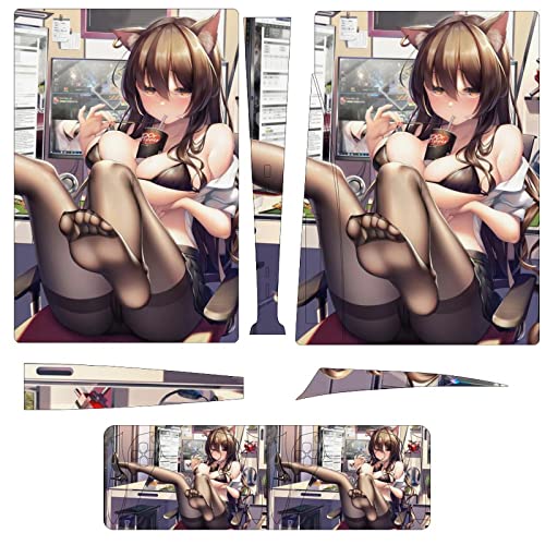 PS5 XLV[ A[NiCc2 Sticker PlayStation 5 یJo[ Aj vCXe[V5XebJ[ fBXN Sʕی ʑΉ ~ Gǂ UM悢 y h~ zR  ϖh~ ϋv ʋC ȒP