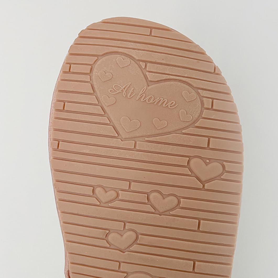 Pantuflas Planas Zapatillas De Novia De Satén con Punta Abierta, Suaves Y Peludas Zapatos De Casa Cómodos Y Cosidos A Mano Chanclas para Despedidas De Soltera Y Bodas(40/41 EU, Pink)