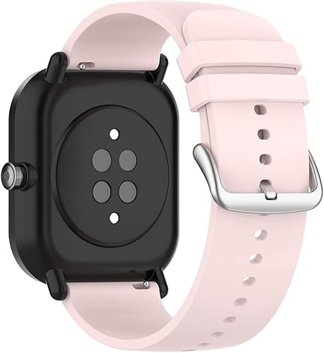 Miniatura 2 de hengkang Compatible con Amazfit GTS 4 miniBip 3Bip 3 Pro, 3 correas de repuesto de silicona de 0.78 pulgadas para Amazfit GTS 3Bip U ProBip 3Bip 3