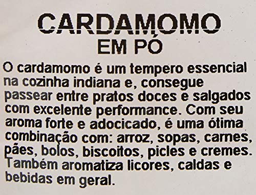 Cardamomo Em Pó Bombay 20G