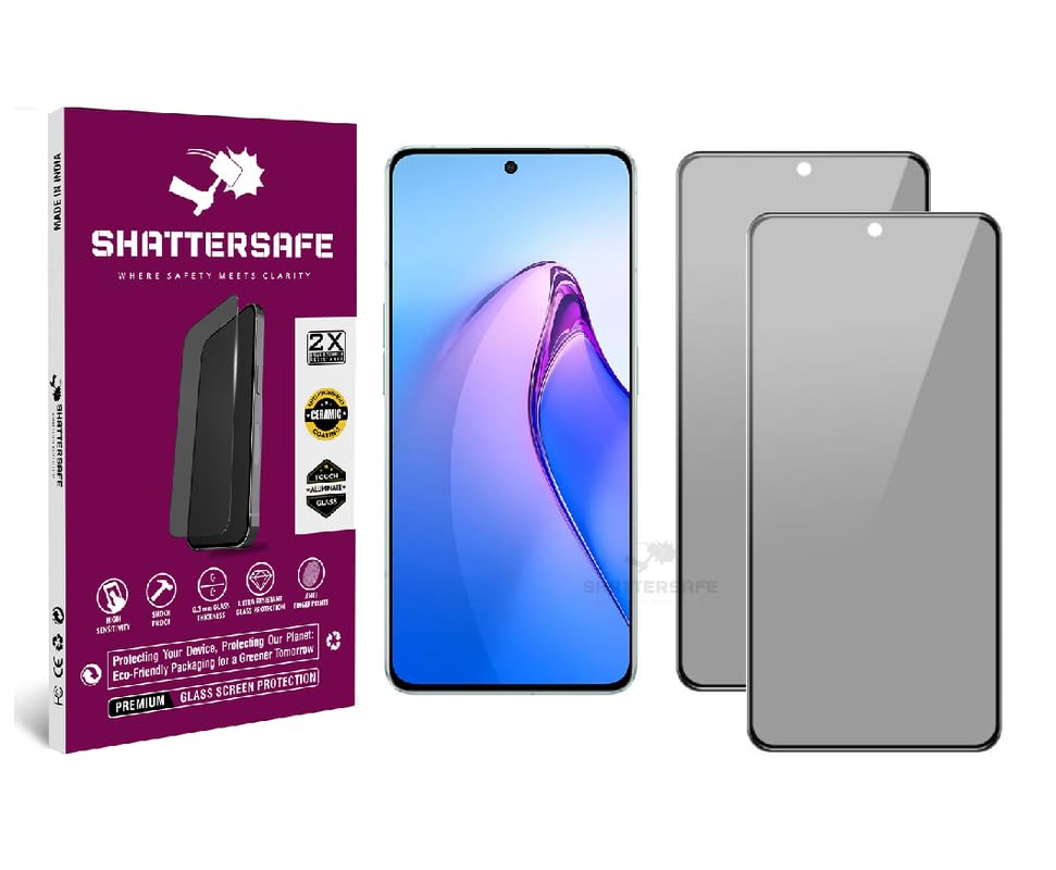 Image of Anti-Spy Privacy Tempered Glass Compatible For Samsung Galaxy A01 / M01 [Pack of 1]. 9H Hardness, Anti-Scratch, Edge-to-Edge Protection With Easy Installation Kit & Case Friendly Fit.
