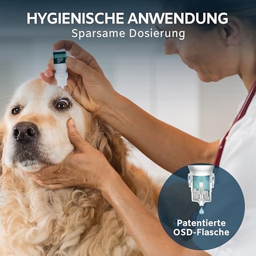 Vital-Friend Augentropfen für Hunde, Katzen und Pferde 10 ml, Augenpflege & Befeuchtung bei Entzündungen, Augenreiniger, Unterstützende Pflege bei Bindehautentzündung, konservierungsmittelfrei
