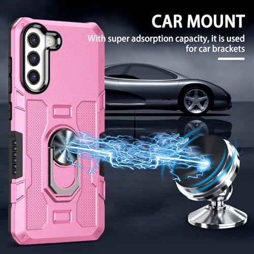 Coque Samsung S21 FE antichoc avec anneau support rotatif PC rigide - 4