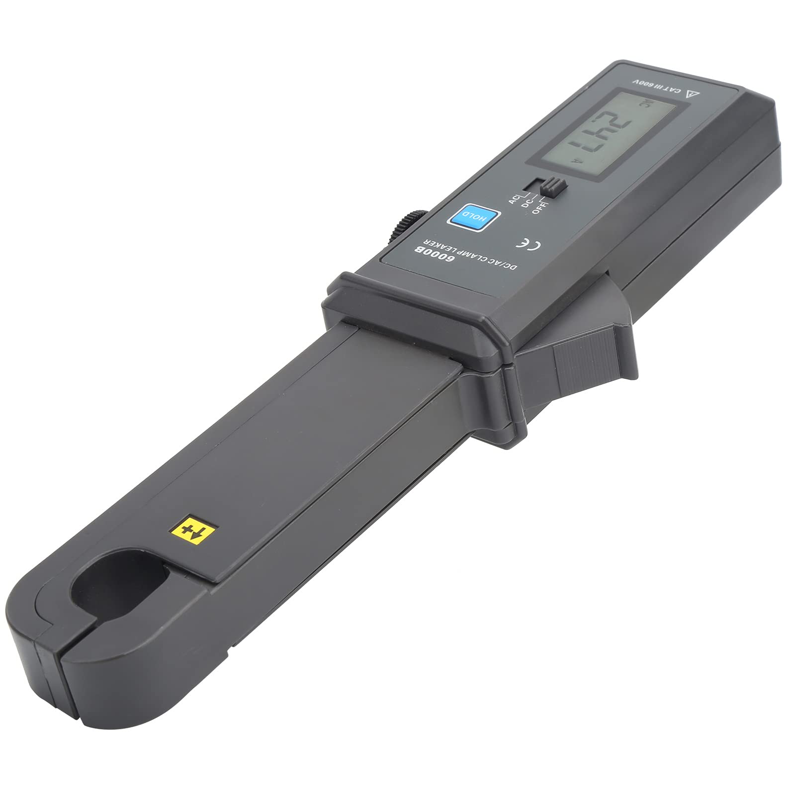 CHICIRIS Pinza amperimétrica para corriente de dispersión 0 mA-60.0 A Pinza para fugas AC/DC de precisión para profesionales del sector automotriz