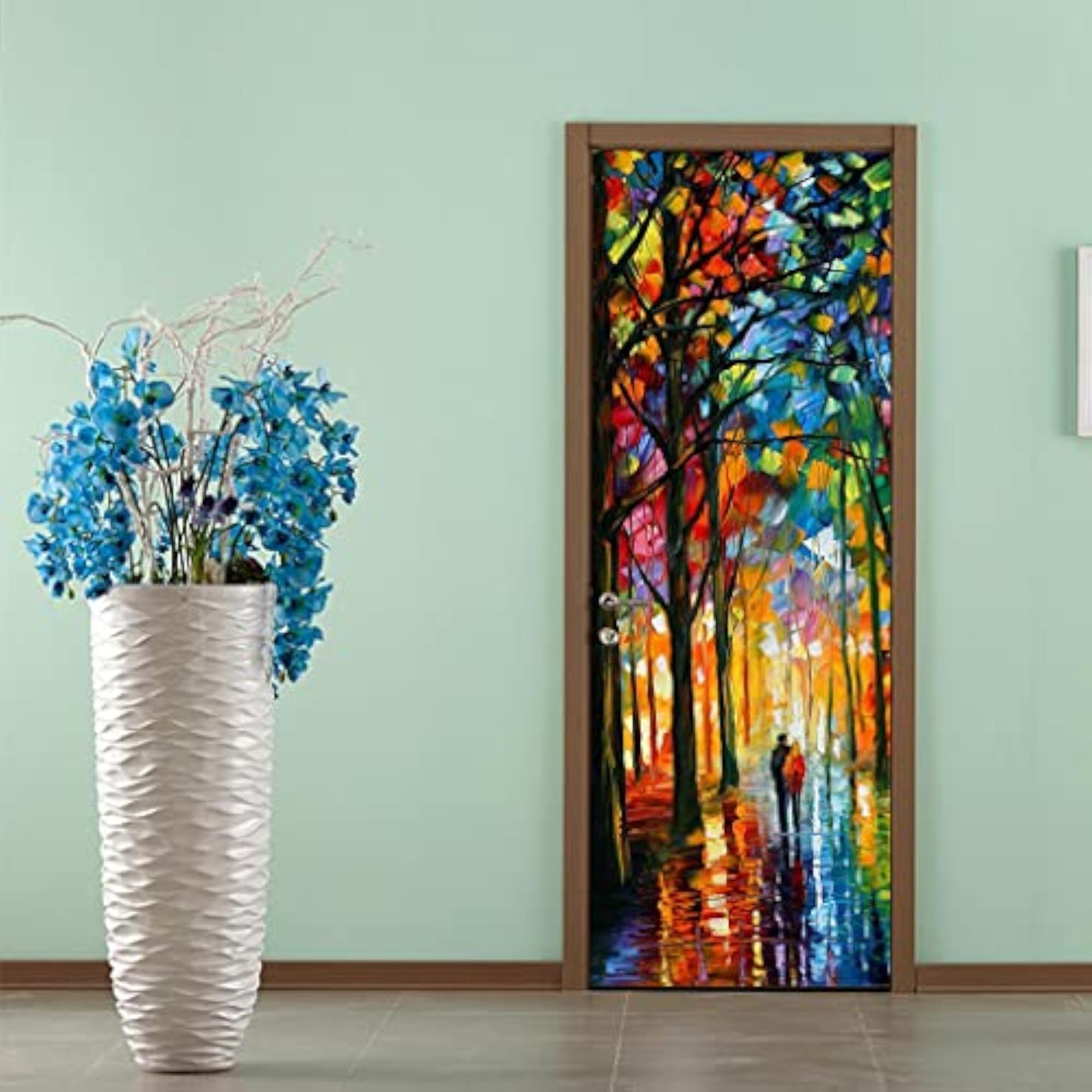 3D Door Sticker Removable Wall Sticker Wallpaper