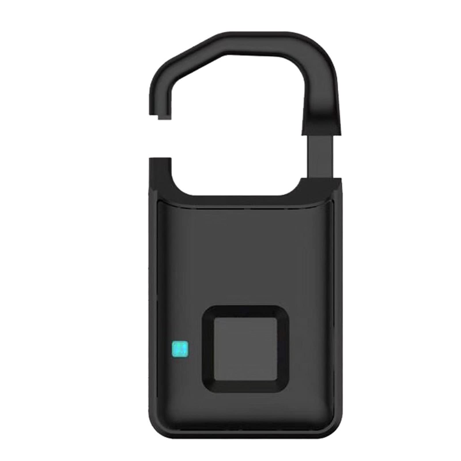 Candado para mochila con reconocimiento de huellas dactilares, candado electrónico inteligente con huella dactilar, casillero para el hogar, candado resistente al agua antirrobo
