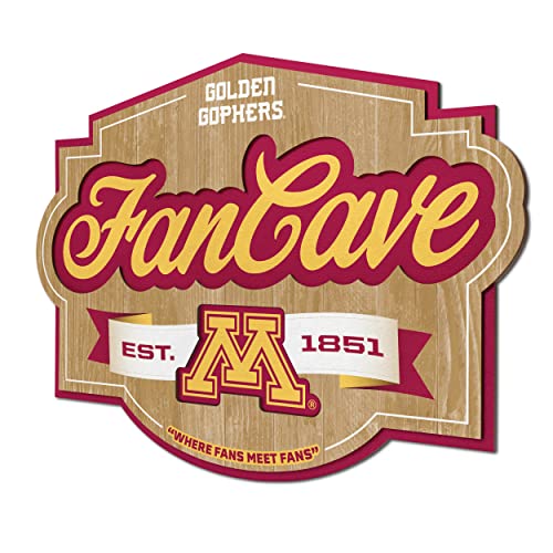 YouTheFan NCAA Minnesota Golden Gophers Fan Cave Sign