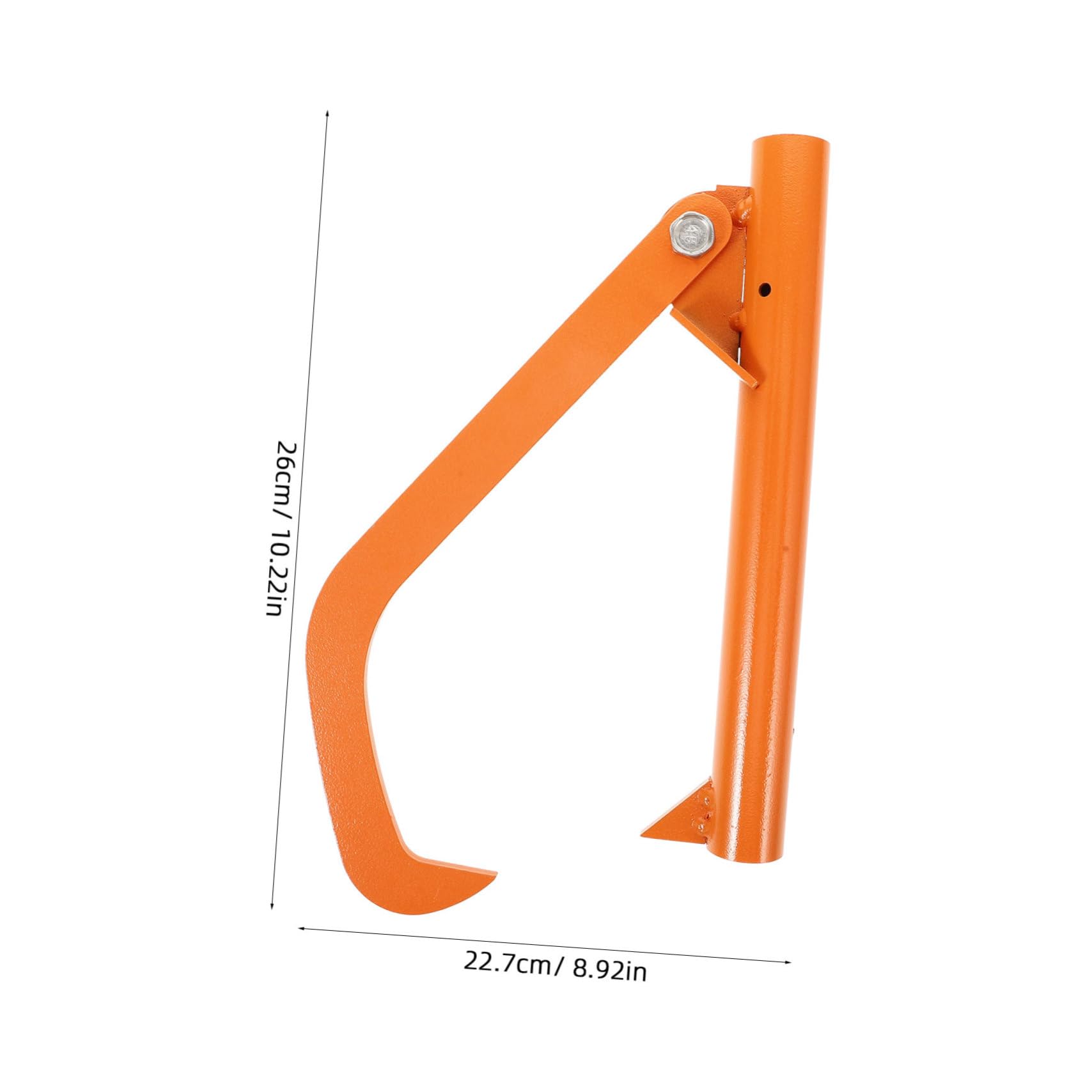 OSALADI Adjustable Heavy Duty Metal Log Jack Tool Practical Logging Roller with Timber Hook for Efficient Lifting and Rolling of Logs Construction