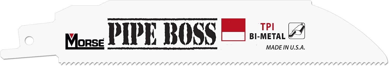 MK Morse Pipe Boss RBPB125014T25 Bimetal Recip Blade 12-Inch X .050 14TPI, 25-Pack