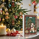 2025犬愛好家のアドベントカレンダー、24日間のクリスマスカウントダウンカレンダー24の子犬の装飾品犬好きのためのアドベントカレンダー24日間 犬 カウントダウンカレンダー2D アクリル 犬 カウントダウン オーナメント デコレーションクリスマスツリーの装飾かわいい 動物 リビューミラー ペンダント キッズ バックパック クリスマスツリー ベランダ ウィンドウ カー
