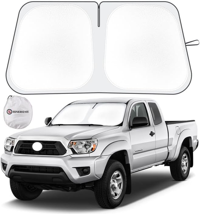 Parasol para parabrisas de automóvil compatible con Toyota Tacoma 2016, 2017, 2018, 2019, 2020, 2021, 2022, 2023, 2024, 2025 y 2026, accesorios